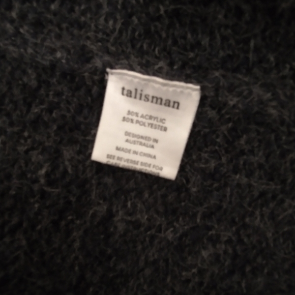 Sundance Talisman long hooded fairisle cardigan sweater M - Picture 8 of 9